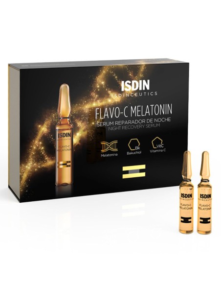 Sérum réparateur de nuit Melatonin Isdin Isdinceutics C (30 uds) 2 ml
