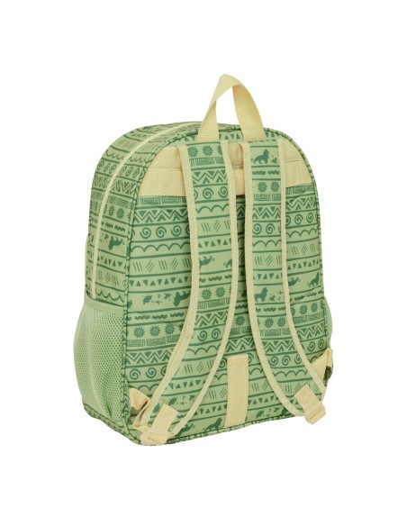 Cartable Mufasa Vert Beige 33 x 42 x 14 cm