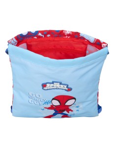 Sac à dos serré par des ficelles Spider-Man Rescue Bleu Rouge 26 x 34 x 1 cm 2