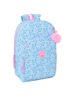 Cartable Vicky Martín Berrocal Paraíso Bleu Rose 30 x 46 x 14 cm