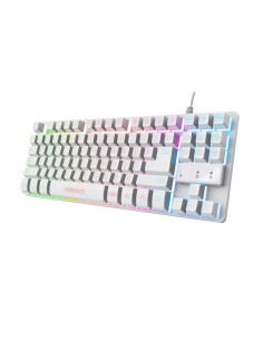 Clavier pour jeu Trust GXT 833W THADO Blanc Multicouleur QWERTY Qwerty US