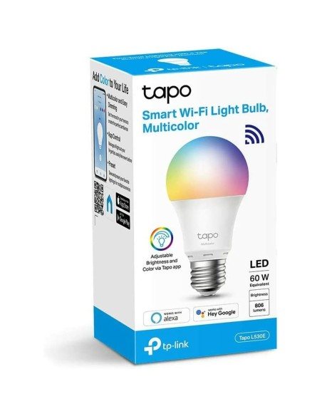 Ampoule à Puce LED TP-Link Tapo L530E Wifi 8,7 W E27 60 W 2500K - 6500K