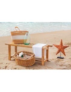 Banquette Home ESPRIT Corde Bois de manguier 127 x 41 x 47 cm 2