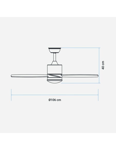 Ventilateur de Plafond Universal Blue 270-UVT1318