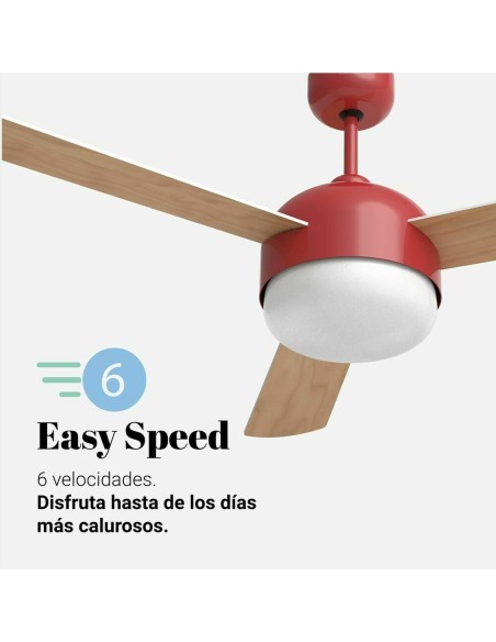 Ventilateur de Plafond Universal Blue 283-UVT1331-21 Rouge