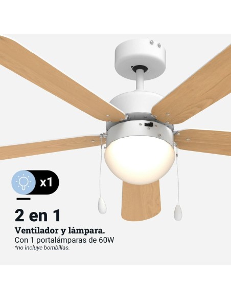Ventilateur de Plafond Universal Blue 2017-UVT1357 Ø 132 cm