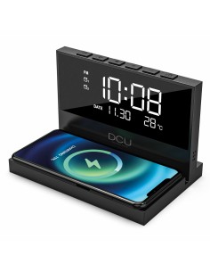 Pendule Réveil DCU 37300830 Noir