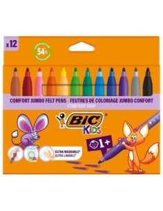 Kit de Dessin Bic 517250 Multicouleur (12 Unités) 2