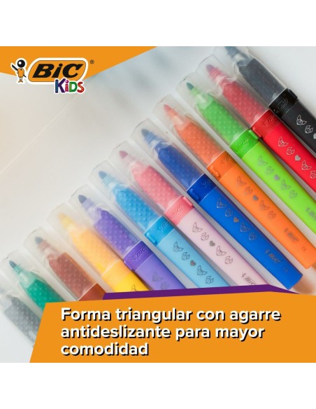 Kit de Dessin Bic 517250 Multicouleur (12 Unités)