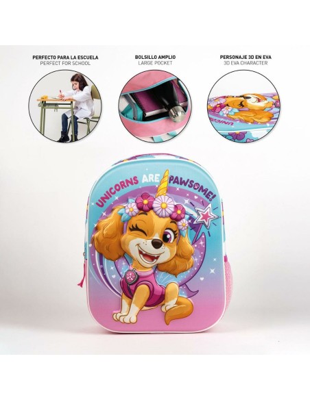 Cartable The Paw Patrol Rose 25,0 x 31,0 x 10,0 cm