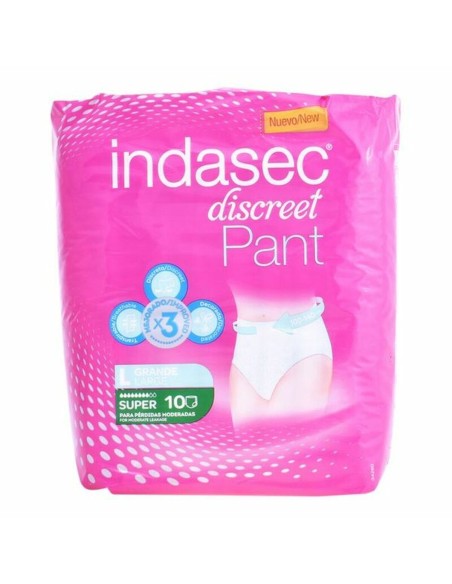 Couches pour Incontinence Pant Super Talla Grande Indasec 3821866 (10 uds)