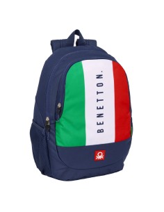 Cartable Benetton Flag Blue marine 32 x 44 x 16 cm