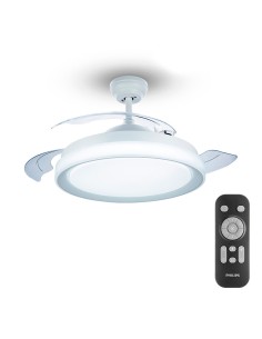 Ventilateur de Plafond avec Lumière Philips Atlas Blanc 35 W 28 W 4500 Lm