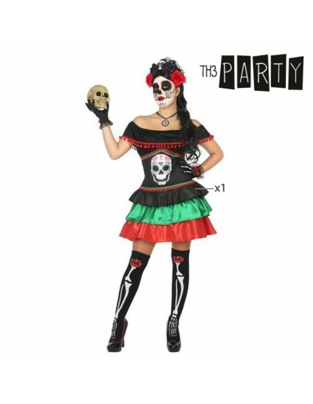 Déguisement pour Adultes Th3 Party Multicouleur Squelette (1 Pièce)