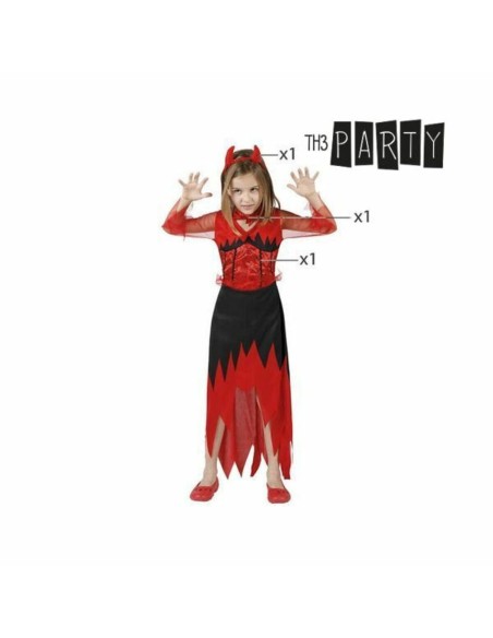 Déguisement pour Enfants Th3 Party Multicouleur Démon (3 Pièces)