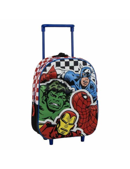 Cartable 3D avec roulettes The Avengers 25,0 x 31,0 x 10,0 cm