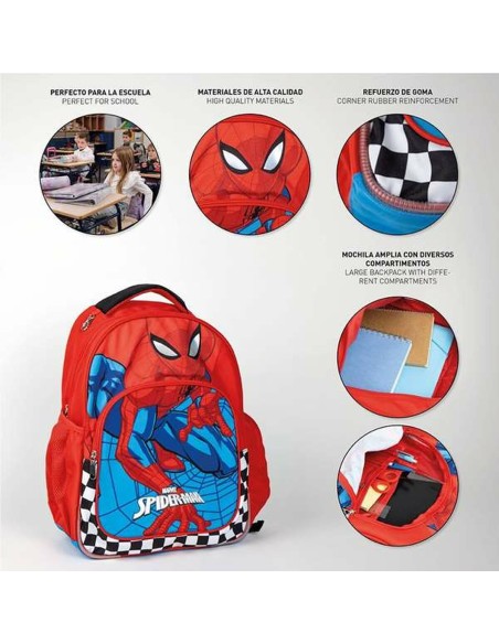 Cartable Spider-Man Rouge 32 x 15 x 42 cm