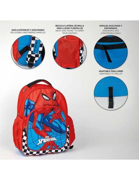 Cartable Spider-Man Rouge 32 x 15 x 42 cm