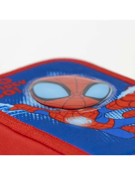 Trousse d'écolier Spidey Bleu 12,5 x 19,5 x 4,5 cm