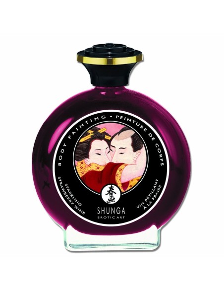 Peinture corporelle Shunga STRAWBERRY/CHAMPAGNE