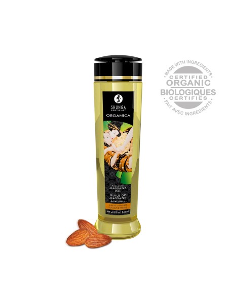 Huile de massage érotique Shunga 240 ml Amande douce