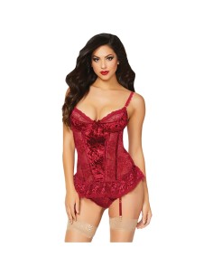 Ensemble de Lingerie Seven Til Midnight Bordeaux (12)