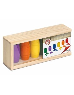 Gobelet avec pièce de etit chevaux Cayro Bois 6 Unités 2
