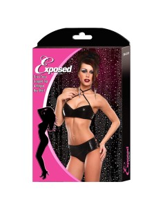 Ensemble de Lingerie Exposed Noir (L/XL)