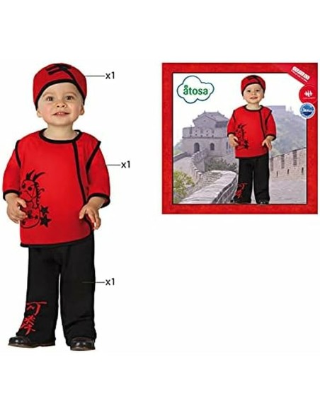 Déguisement pour Bébés Chinois (3 pcs)