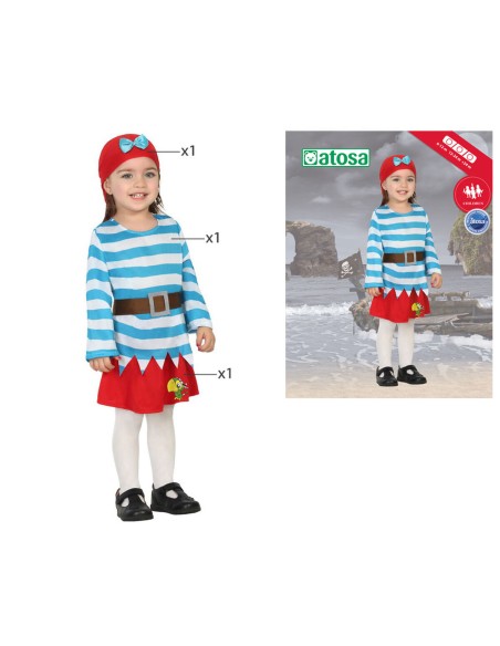 Déguisement pour Bébés Th3 Party Multicouleur Pirates (3 Pièces)
