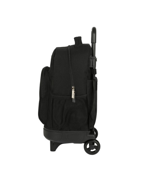 Cartable à roulettes Safta Surf Noir (33 x 45 x 22 cm)
