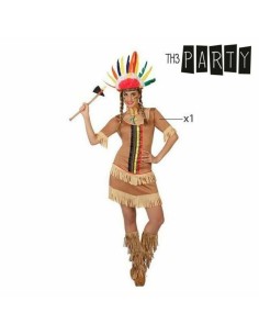 Déguisement pour Adultes Th3 Party Marron Amérindien (1 Pièce) 2
