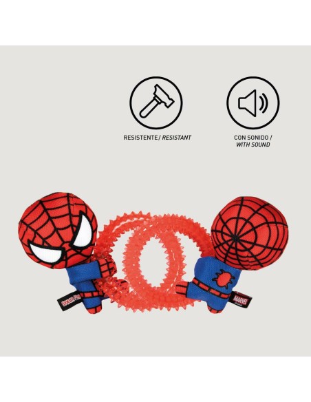 Jouet pour chien Spider-Man   Rouge 100 % polyester