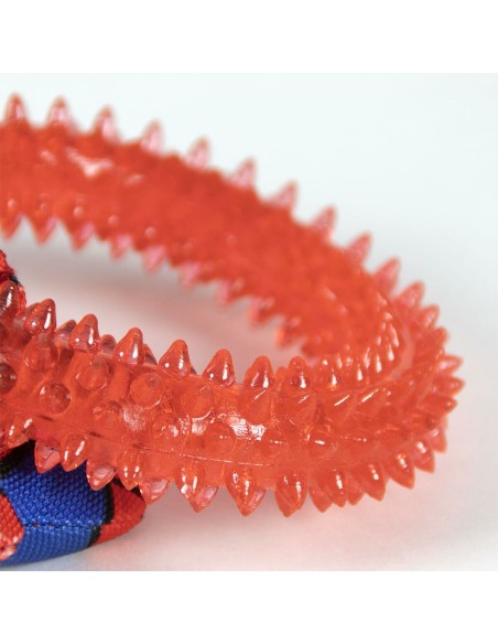 Jouet pour chien Spider-Man   Rouge 100 % polyester