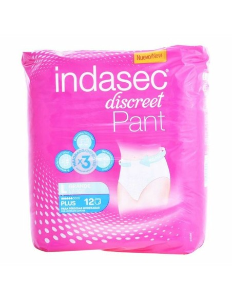 Couches pour Incontinence Pant Plus Talla Grande Indasec 3821862 (12 uds)
