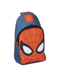 Sac à dos enfant Spider-Man Sac bandoulière Bleu Rouge 13 x 23 x 7 cm