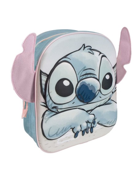 Cartable Stitch Bleu clair 22 x 27 x 10 cm