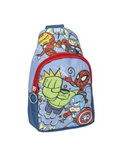Sac à dos enfant The Avengers Sac bandoulière Bleu 13 x 23 x 7 cm
