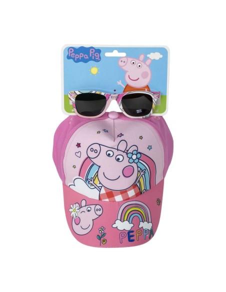 Ensemble casquette et lunettes de soleil Peppa Pig 2 Pièces Rose (51 cm)