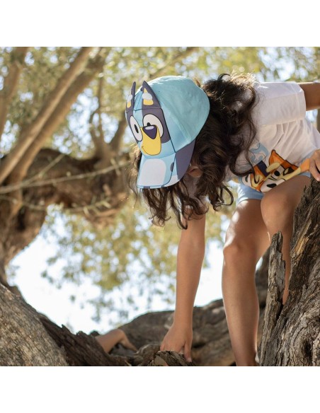 Casquette enfant avec oreilles Bluey Bleu