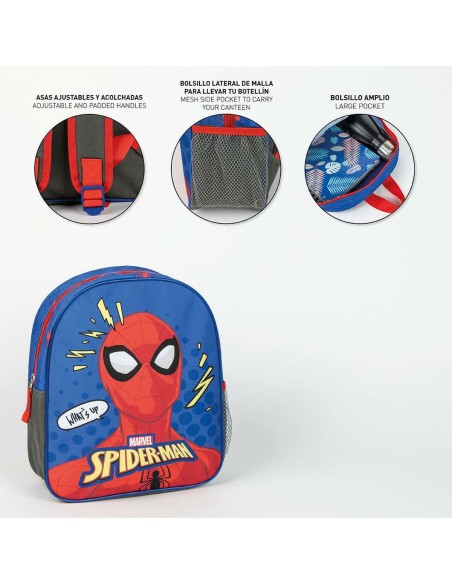 Cartable Spider-Man Bleu 8 x 30 x 25 cm
