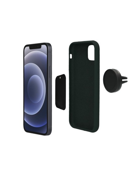 Support Magnétique pour Téléphone Portable pour Voiture KSIX 360º Noir