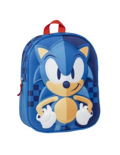 Cartable Sonic Bleu 25 x 31 x 10 cm