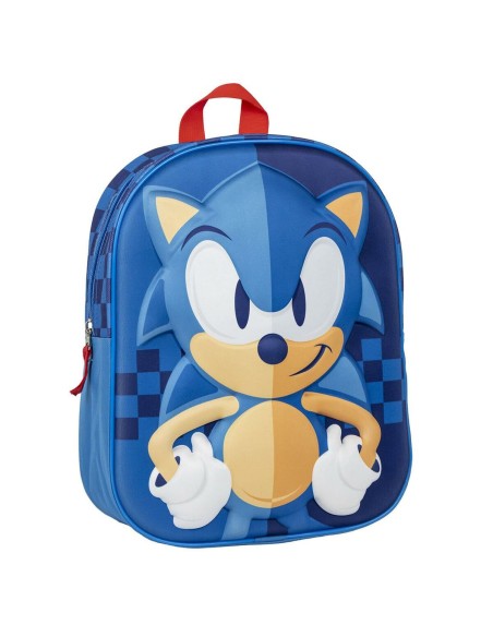Cartable Sonic Bleu 25 x 31 x 10 cm
