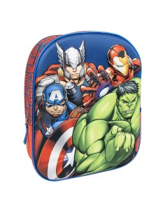 Cartable The Avengers Bleu 8 x 31 x 27 cm 2