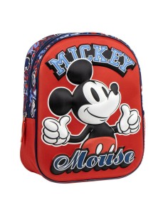 Cartable Mickey Mouse Rouge 25 x 31 x 10 cm