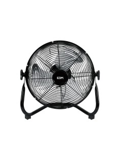 Ventilateur de Sol EDM industriel Noir 45 W Ø 30 x 41 cm