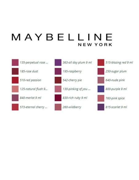 Rouge à lèvres Superstay Maybelline