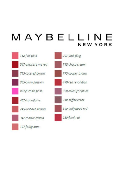 Rouge à lèvres Color Sensational Maybelline