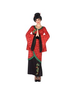 Déguisement pour Adultes Rouge (1 pc) Chinoise